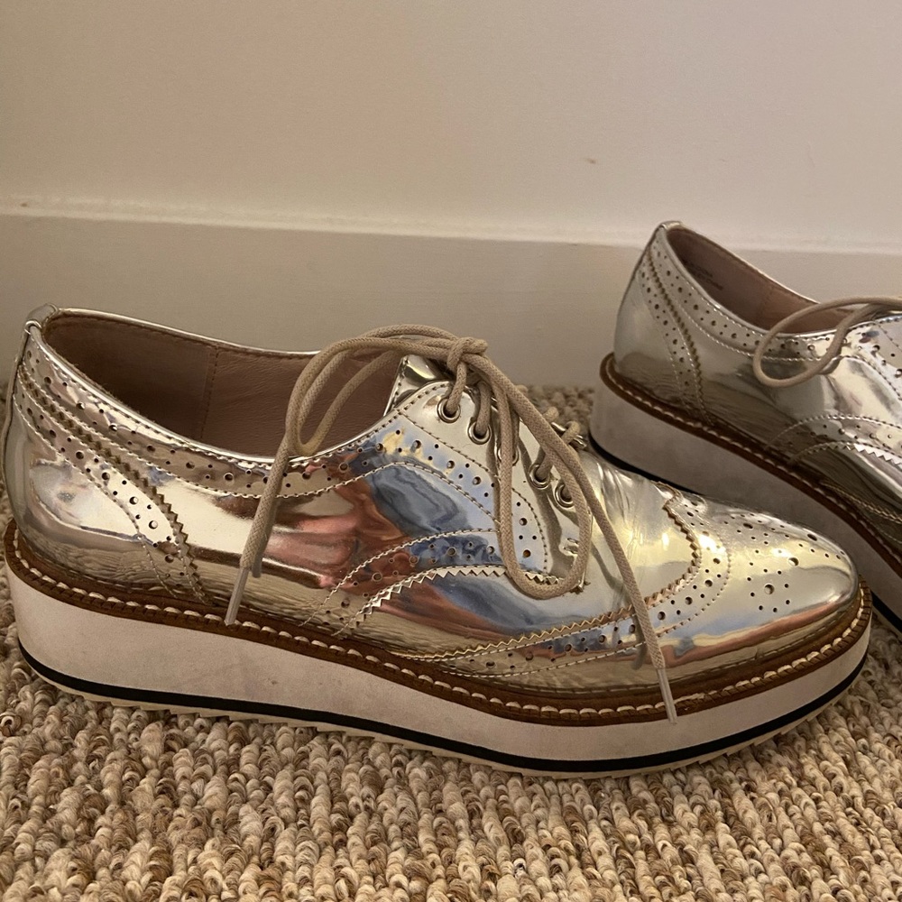 Silver Oxfords